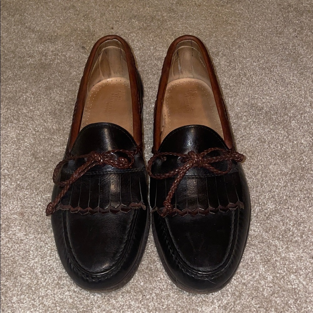 Allen Edmonds Black and Brown Leather Loafers | Size 10 1/2